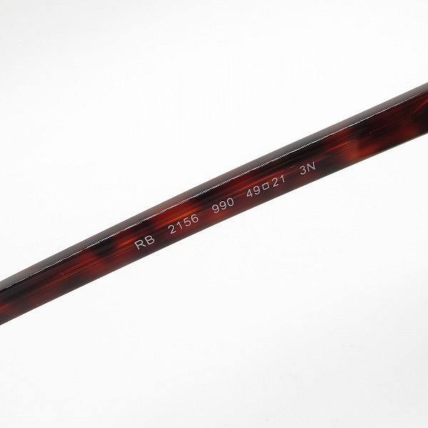 実際に弊社で買取させて頂いたRay-Ban/レイバン NEW CLUBMASTER/ニュー クラブマスター サングラス/アイウェア RB2156の画像 6枚目