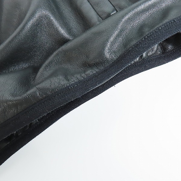 実際に弊社で買取させて頂いたEMPORIO ARMANI/エンポリオアルマーニ レザージャケット 3Y1B96 1LAGZ/Sの画像 8枚目