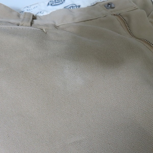 実際に弊社で買取させて頂いたREMI RELIEF×Dickies/レミレリーフ×ディッキーズ 裾ジップ チノパンツ 181M40UK01 XLの画像 6枚目