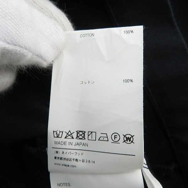 実際に弊社で買取させて頂いたWTAPS/ダブルタップス 21SS BUDS LS/COTTON.TWILL 211BRDT-SHM02 3の画像 6枚目