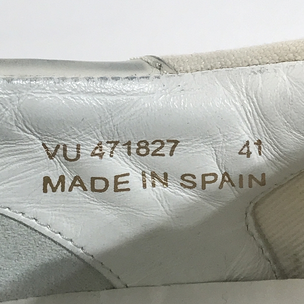 実際に弊社で買取させて頂いたSAINT LAURENT PARIS/サンローランパリ ローカット キャンバス ダメージ加工/VU471827/41の画像 5枚目