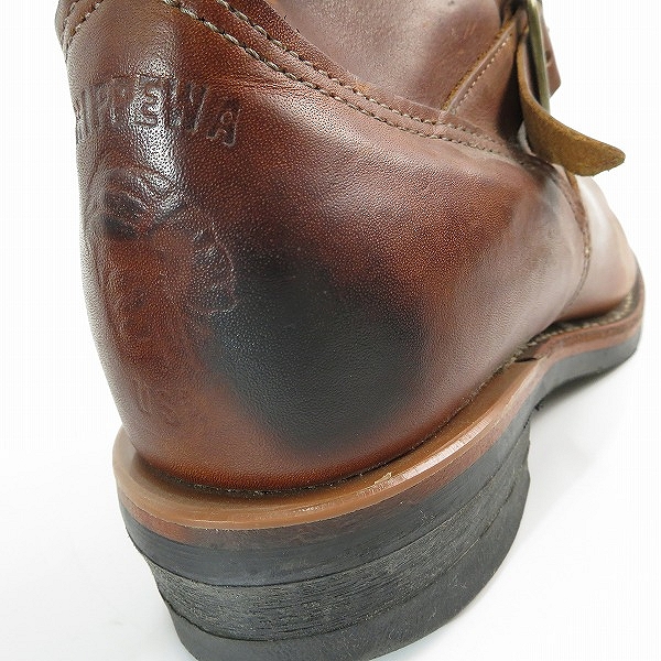 実際に弊社で買取させて頂いたCHIPPEWA/チペワ  レザー ショート エンジニアブーツ 91065/10Eの画像 8枚目