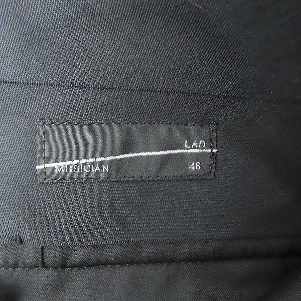 実際に弊社で買取させて頂いたLAD MUSICIAN/ラッドミュージシャン 2タックスラックス/2120-556/48の画像 3枚目