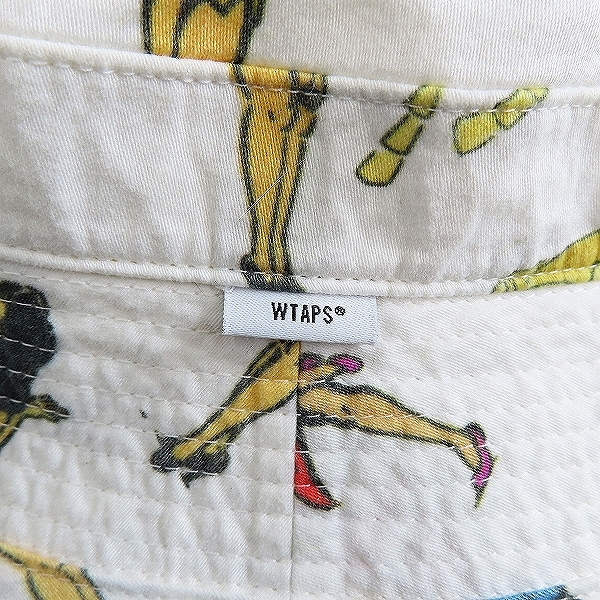 実際に弊社で買取させて頂いたWTAPS/ダブルタップス 20SS 総柄 バケット ハットの画像 9枚目