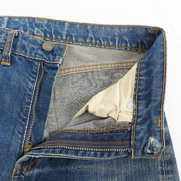実際に弊社で買取させて頂いたLevis/リーバイス 刻印4/ビッグE デニムパンツ/TALONタロンジップ ヴィンテージの画像 4枚目