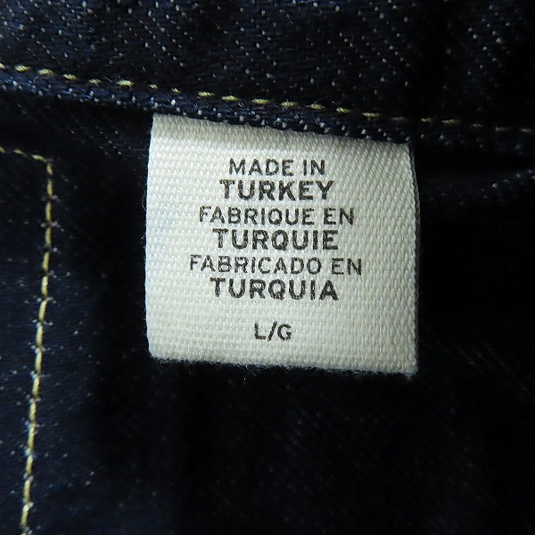 実際に弊社で買取させて頂いたLEVIS×BEAMS/リーバイス×ビームス THE INSIDE OUT COLLECTION デニムジャケット 84464-0000/Lの画像 3枚目