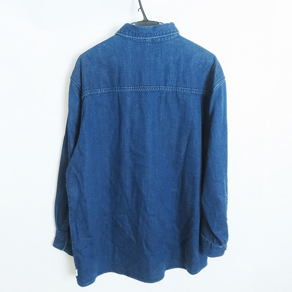 実際に弊社で買取させて頂いたWTAPS/ダブルタップス 21AW LP/LS/COTTON.DENIM/ロングスリーブ シャツ 212WVDT-SHM05/01の画像 1枚目