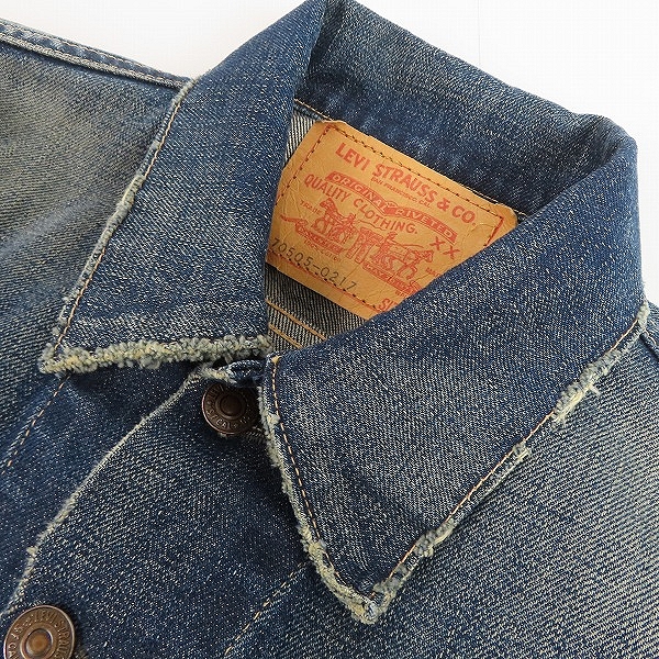 実際に弊社で買取させて頂いたLevi's/リーバイス デニムジャケット 70505-0217/40の画像 7枚目
