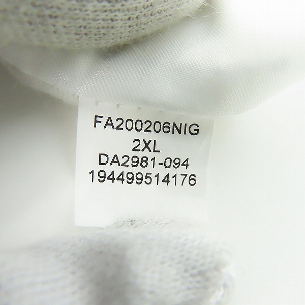 実際に弊社で買取させて頂いたNIKE×fragment design/ナイキ×フラグメントデザイン 20AW long sleeve tee 長袖Tシャツ DA2981-094/XXLの画像 5枚目