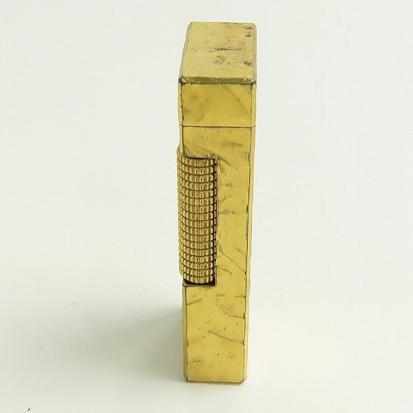 実際に弊社で買取させて頂いたdunhill/ダンヒル サイドローラー ガスライター ゴールドカラーの画像 3枚目