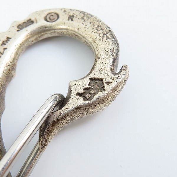 実際に弊社で買取させて頂いたBWL/ビルウォールレザー U-joint フィッシュフッククリップwスカル ゴールドサダーの画像 7枚目