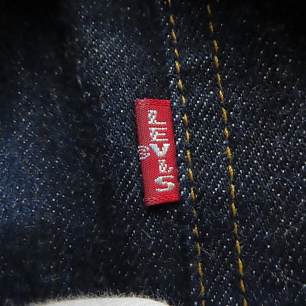 実際に弊社で買取させて頂いたLevi's/リーバイス 506XX/70501-0003 1st/ファースト 復刻 デニムジャケット Gジャン 555刻印 米国製/44の画像 5枚目