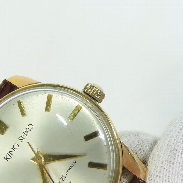 実際に弊社で買取させて頂いたSEIKO/セイコー KING SEIKO キングセイコー DIASHOCK 25 JEWELS 腕時計の画像 5枚目