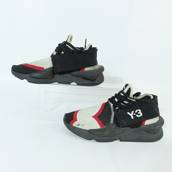 実際に弊社で買取させて頂いたY-3 Yohji Yamamoto×adidas/ワイスリー ヨウジヤマモト×アディダス ローカットスニーカー EF2629/25.5の画像 3枚目