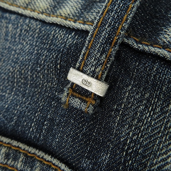 実際に弊社で買取させて頂いた【JPタグ】DIOR HOMME/ディオールオム 07AW Jake 加工デニム 7H311080585/28の画像 6枚目