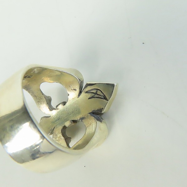 実際に弊社で買取させて頂いたCRAZY PIG/クレイジーピッグ ヘビー フレアーデリス フラットトップ リング/指輪 15号の画像 3枚目