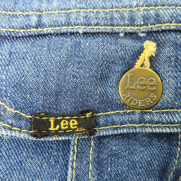 実際に弊社で買取させて頂いたLEE/リー 70S/70年代/四角黒タグ/M.R.表記 101-J ヴィンテージ/ビンテージ デニムジャケット/40の画像 3枚目