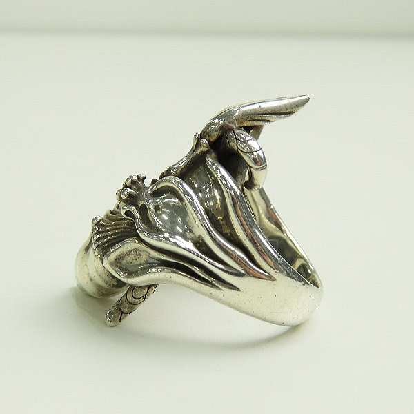 実際に弊社で買取させて頂いたBloody Mary/ブラッディマリー ノーチラスリング 16-16.5号の画像 2枚目