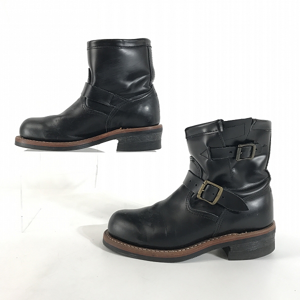 実際に弊社で買取させて頂いたCHIPPEWA/チペワ コードバン ショートエンジニアブーツ 99951/7Eの画像 3枚目