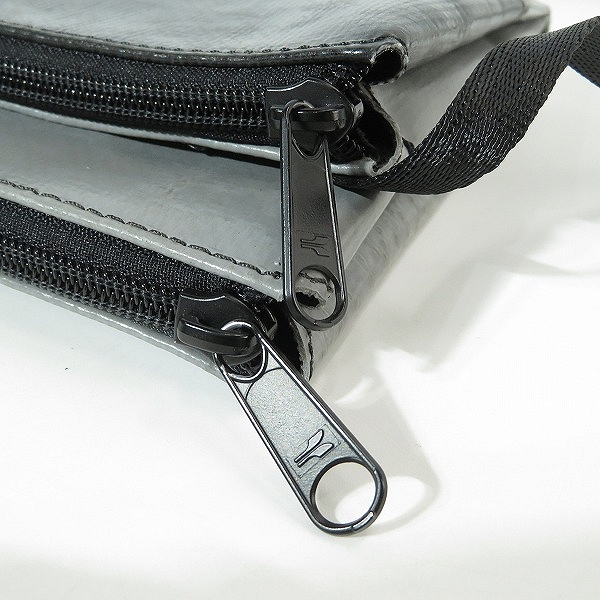実際に弊社で買取させて頂いたFREITAG/フライターグ ポーチ サコッシュ ブラック×グレーの画像 7枚目