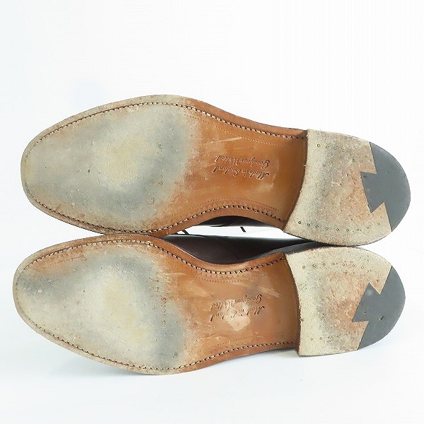 実際に弊社で買取させて頂いたJOSEPH CHANEY/ジョセフ チーニー ASTWELL MOCHA BURNISHED パンチドキャップトゥ シューズ/11326/7の画像 2枚目