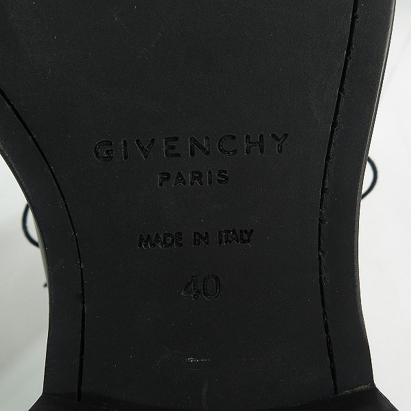 実際に弊社で買取させて頂いたGIVENCHY/ジバンシー レースアップシューズ プレーントゥ/40の画像 5枚目