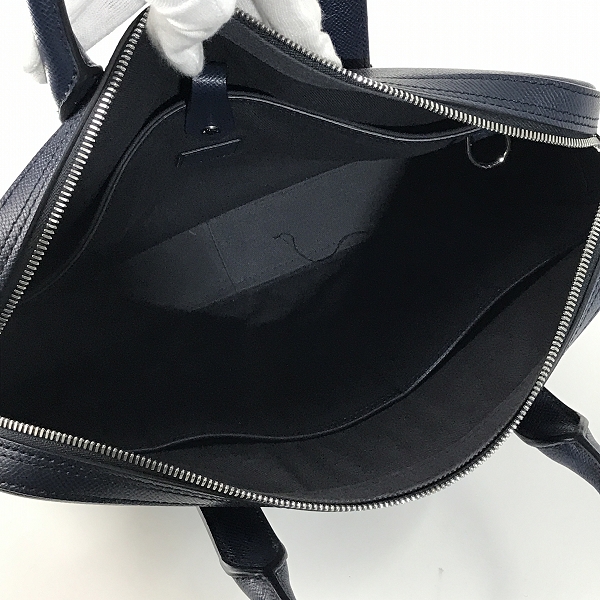 実際に弊社で買取させて頂いた【ギャラ付き】dunhill/ダンヒル  カドガン レザースリムドキュメントケース/ブリーフケース l3zc3bnの画像 4枚目