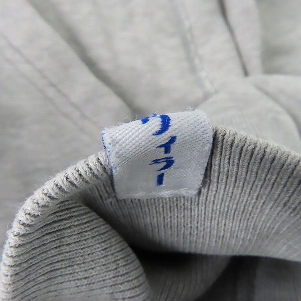 実際に弊社で買取させて頂いたLOOPWHEELER×BEAMS+/ループウィラー×ビームスプラス ジップアップ パーカー グレー Sの画像 7枚目