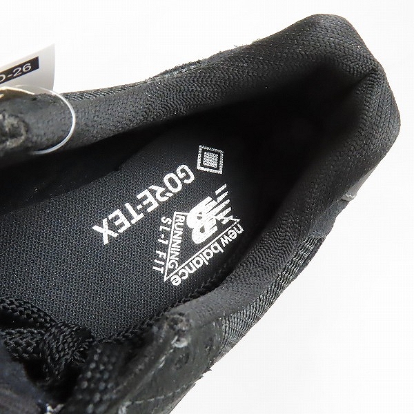 実際に弊社で買取させて頂いた【未使用】New Balance/ニューバランス United Arrows別注 996 GORE-TEX "Black"CM996XU2/27の画像 4枚目