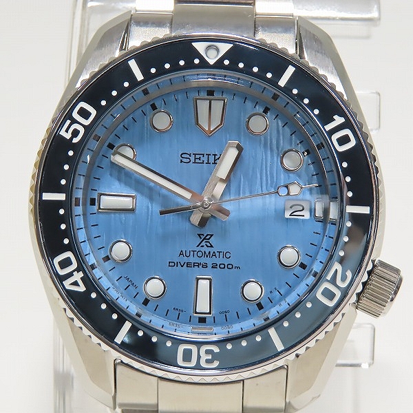 実際に弊社で買取させて頂いたSEIKO/セイコー PRO SPEX プロスペックス DIVER ダイバー Save the Ocean デイト 自動巻き 腕時計 6R35-01E0の画像 1枚目