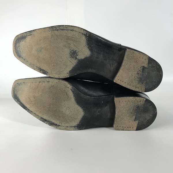 実際に弊社で買取させて頂いたSHIPS/シップス 牛革 レザー ブーツ 53214 BL/8の画像 2枚目