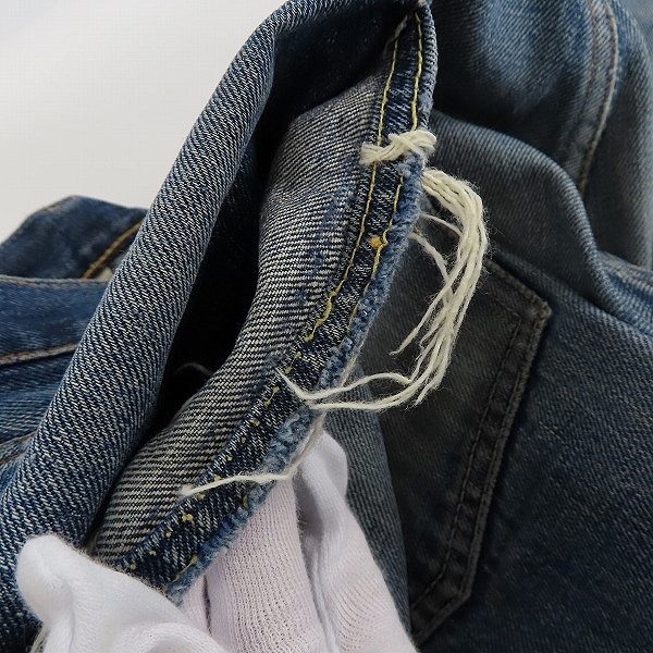 実際に弊社で買取させて頂いたLEVIS/リーバイス ヴィンテージ オリジナル 50s～60s 501 BIG E Wネーム デニムパンツの画像 6枚目
