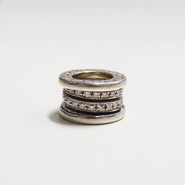 実際に弊社で買取させて頂いたBVLGARI/ブルガリ B-ZERO1/ビーゼロワン 750/K18WG×ダイヤモンド ペンダントトップの画像 1枚目
