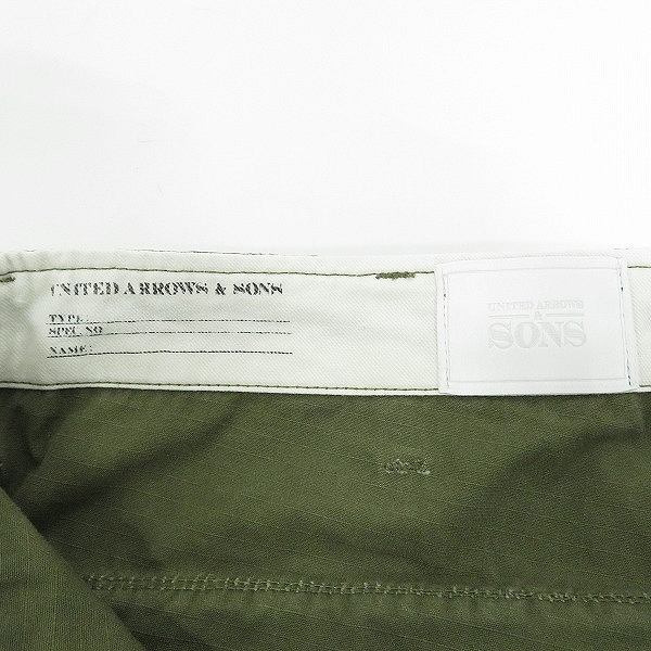 実際に弊社で買取させて頂いたUNITED ARROWS＆SONS/ユナイテッドアローズアンドサンズ パンツ 5514-211-0107/Lの画像 2枚目