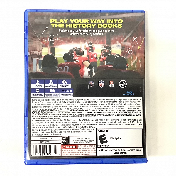 実際に弊社で買取させて頂いたPS4ソフト Madden NFL 23 輸入版 アメリカンフットボール/アメフト ゲームの画像 1枚目