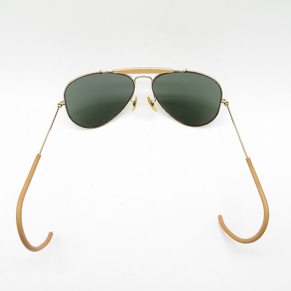 実際に弊社で買取させて頂いた(1)Ray-Ban/レイバン B&L/ボシュロム社製 ティアドロップ型 アイウェア/サングラス ゴールドの画像 3枚目