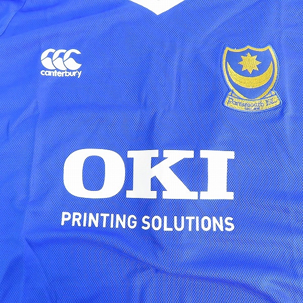 実際に弊社で買取させて頂いたCANTERBURY/カンタベリー ポーツマスFC 半袖 ユニフォーム/XLの画像 3枚目