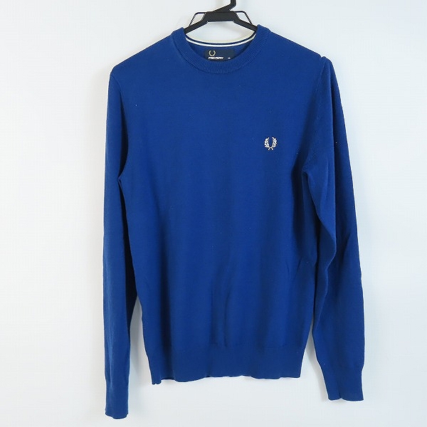 実際に弊社で買取させて頂いたFRED PERRY/フレッドペリー クラシッククルーネック メリノウール セーター K4501/XS