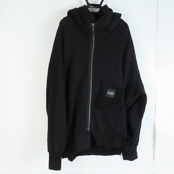 実際に弊社で買取させて頂いたJULIUS/ユリウス 20SS Untrue CONTRAST HOODIE ジップアップパーカー 687CUM1/4