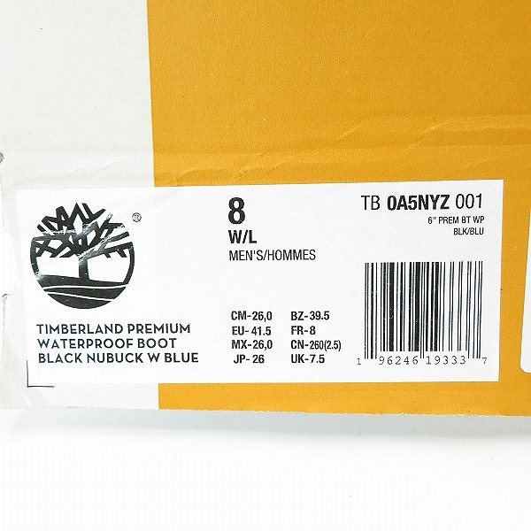 実際に弊社で買取させて頂いたTimberland/ティンバーランド 6 IN PREMIUM BOOT 6インチ プレミアム ブーツ A5NYZ /26の画像 9枚目