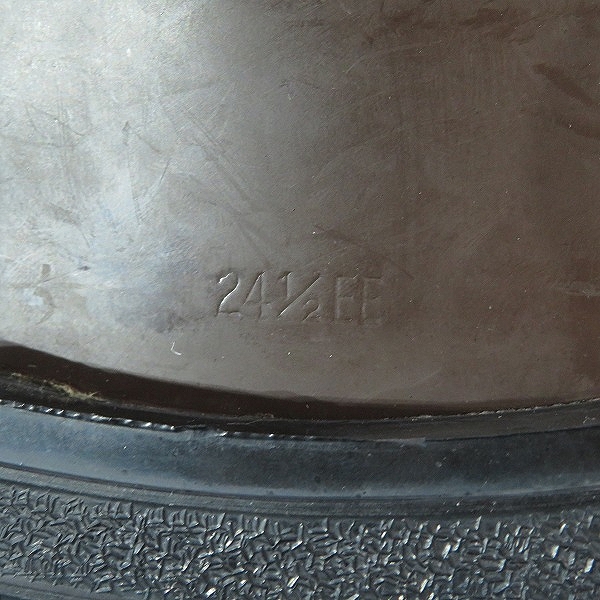 実際に弊社で買取させて頂いたREGAL/リーガル ウイングチップ レザー シューズ ブラック 2589/24.5の画像 6枚目