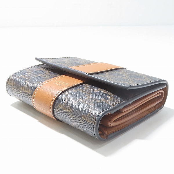 実際に弊社で買取させて頂いたCELINE/セリーヌ スモールトリフォールドウォレット 10D572BZ9.04LUの画像 2枚目