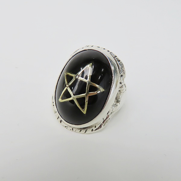 実際に弊社で買取させて頂いたALEX STREETER/アレックスストリーター エンジェルハートリング 大阪ブラック ALR523/15.5号