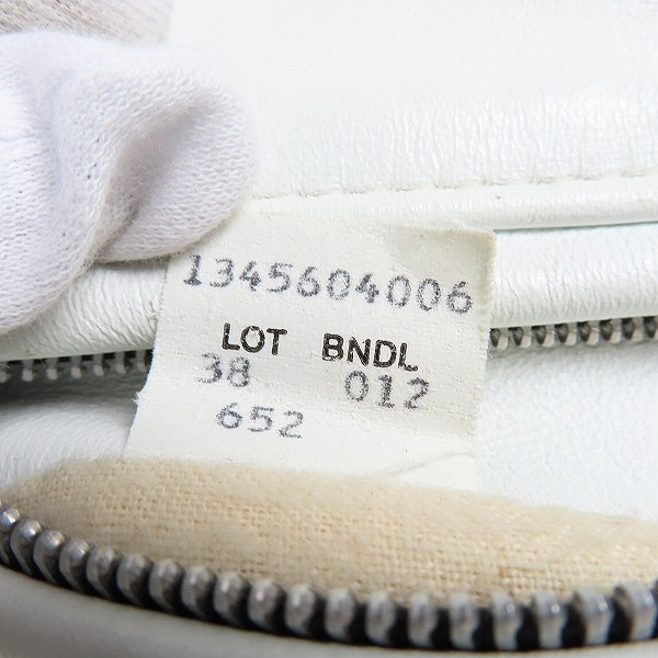 実際に弊社で買取させて頂いたSchott/ショット レザー ジャケット ホワイト/38の画像 6枚目