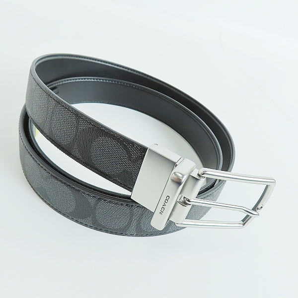 実際に弊社で買取させて頂いたCOACH/コーチ シグネチャー柄ベルト F65242