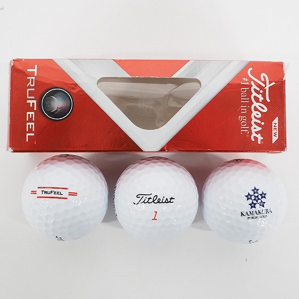 実際に弊社で買取させて頂いた 【未使用/オウンネーム含む】Titleist/タイトリスト DT SOLO,TRU FEEL,SOFT FEEL 他 5スリーブ/15個の画像 3枚目