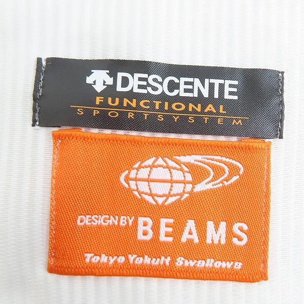 実際に弊社で買取させて頂いた【未使用】デサント×ビームス 東京ヤクルトスワローズ 2006 ホーム レプリカユニフォーム #27古田 DYS-0601/FREEの画像 2枚目