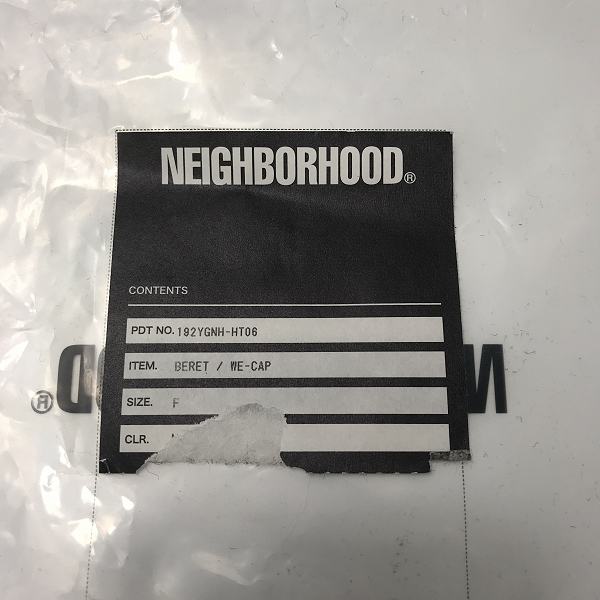 実際に弊社で買取させて頂いたNEIGHBORHOOD/ネイバーフッド BERET/WE-CAP ベレー帽/帽子 192YGNH-HT06の画像 9枚目