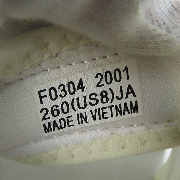 実際に弊社で買取させて頂いたFILA/フィラ DISRUPTOR SANDAL WHITE 19SS-S ディスラプター サンダル F0304-2001/26の画像 5枚目