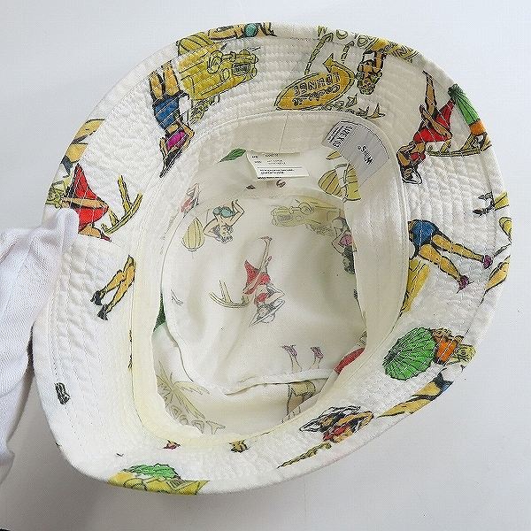 実際に弊社で買取させて頂いたWTAPS/ダブルタップス 20SS 総柄 バケット ハットの画像 4枚目